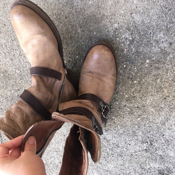 AS 98 biker motorcycle boots 37 6.5 - Picture 8 of 9